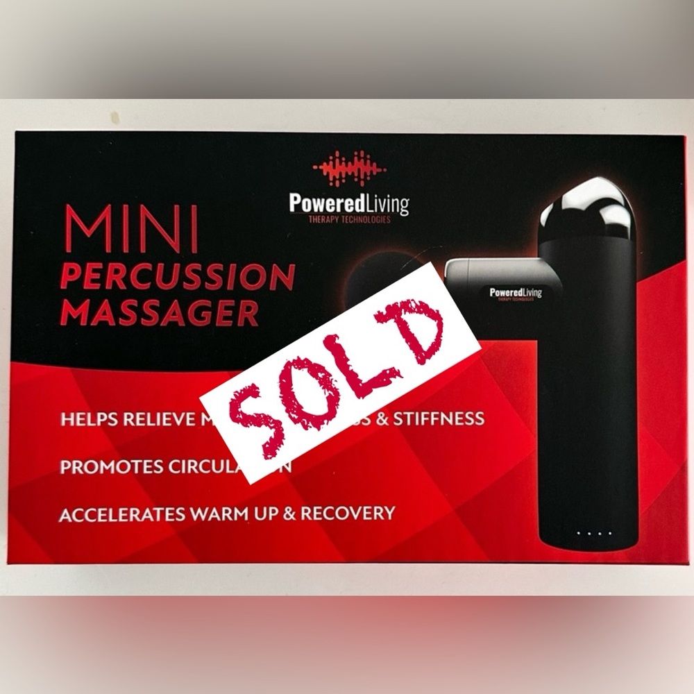 ❌SOLD 🎁New - “Powered Living” Percussion Mini – EMK333A Massager